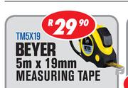 Beyer 5m x 19mm Measuring Tape TM5X19