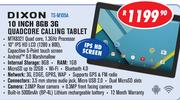 Dixon 10 Inch 8GB 3G Quadcore Calling Tablet TS-M105A