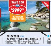 Dixon 43" / 109cm Full HD DLED TV CZ1843