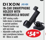 Dixon In Car Smartphone Holder With Windshield Mount JHD-H04