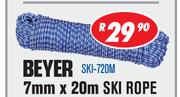 Beyer 7mm x 20m Ski Rope SKI-720M