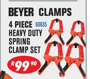 Beyer 4 Piece Heavy Duty Spring Clamp Set 60635