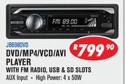 Jebson DVD/MP4/VCD/AVI Player JB698DVD