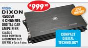 Dixon 4500W 4 Channel Digital Car Amplifier Class D High Power In A Compact Size PYUD80.4