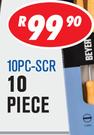 Beyer 10 Piece Screwdriver Set With Magnetic Tips 10PC-SCR