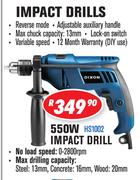 Dixon 550W Impact Drill HS1002