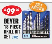 Beyer 18 Piece Drill Bit Set C1805