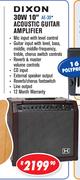 Dixon 30W 10" Acoustic Guitar Amplifier AE-30
