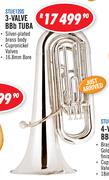 Sanchez 3 Valve BBb Tuba STUE120S