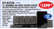 Dixon 5.1 Channel DVD Home Theatre System HT-S508