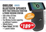 Dixon Obelisk Bluetooth Speaker With True Wireless Function & Phone Docking Station EPS173
