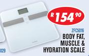 Amber Digital Bathroom Scales ZFC5016