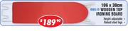 106 x 30cm Wooden Top Ironing Board IBWU-19