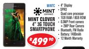 Mint Connect Mint Clover 4" 3G Touch Smartphone MINTC