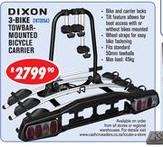 Dixon 3 Bike Towbar Mounted Bicycle Carrier DNT009A3