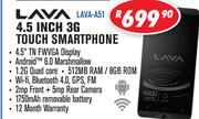 Lava 4.5 Inch 3G Touch Smartphone LAVA-A51
