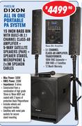 Dixon All In 1 Portable PA System PURESLIM