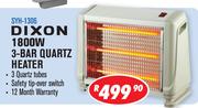 Dixon 1800W 3 Bar Quartz Heater SYH-1306