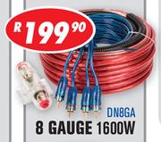 Dixon 8 Gauge 1600W Amplifier Installation Kits DN8GA