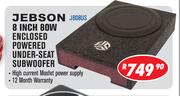 Jebson 8 Inch 80W Enclosed Powdered Under Seat Subwoofer JB08US