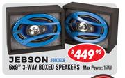 Jebson 6x9" 3 Way Boxed Speakers JBBX6X9