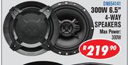 Dixon 300W 6.5" 4 Way Speakers DN654141