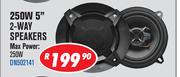 Dixon 250W 5" 2 Way Speakers DN502141
