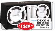 Dixon Dual 12 Inch 100W Bass Box CP131205