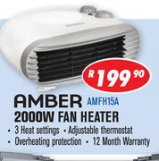 Amber 2000W Fan Heater AMFH15A