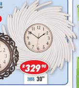 Assorted Wall Clock 30" 2866