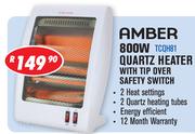 Amber 800W Quartz Heater TCQH81