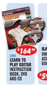 Learn To Play Guitar Instruction Book, DVD And CD-LTP01
