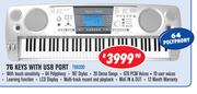 Ringway Electronic Keyboards 76 Keys With USB Port TB5200