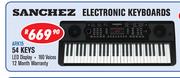 Sanchez Electronic Keyboards 54 Keys ARK15