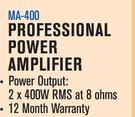 DXN Pro Professional Power Amplifier MA-400
