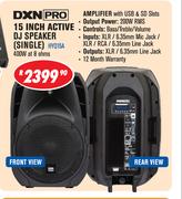 DXN Pro 15 Inch Active DJ Speaker Single HYQ15A
