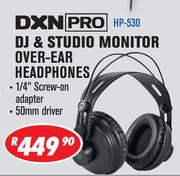 DXN Pro DJ & Studio Monitor Over Ear Headphones HP-530