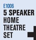 Dixon 5 Speaker Home Theatre Set E1006