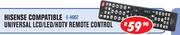 Hisense Compatible Universal LCD/LED/HDDTV Remote Control E-H907