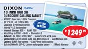 Dixon 10 Inch 8GB 3G Quadcore Calling Tablet TS-M105A