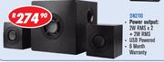 Dixon 2.1 Channel Multimedia Speaker Systems With Subwoofer & 2 Speakers DN2110