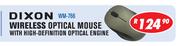 Dixon Wireless Optical Mouse With High Definition Optical Engine WM-766