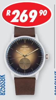 Special Aviator Analogue Watch 8256SBK m.guzzle .za