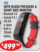 Dixon Digital Smart Watch With Blood Pressure & Heart Rate Monitor H68