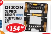 Dixon 38-Piece Ratchet Screwdriver Set 