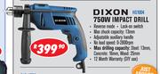 Dixon 750W Impact Drill HS1004