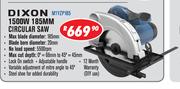 Dixon 1500W 185mm Circular Saw M1YZP185