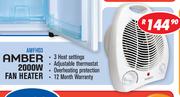 Amber 2000W Fan Heater AMFH03