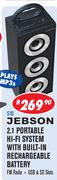 Jebson 2.1 Portable Hi-Fi System With Built-In Rechargeable Battery S10