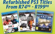 PS3 Titles-Each